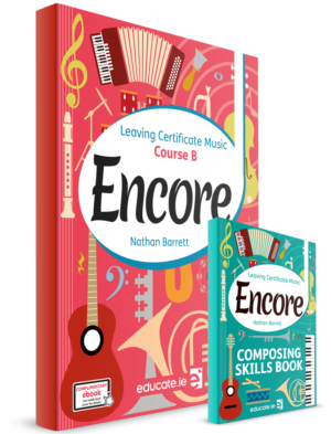 Encore textbook and composing skills book