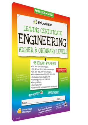 2027 Engineering Leaving Certificate Higher & Ordinary Level Exam Papers 3D cover
