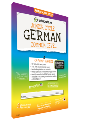 2027 German Junior Cycle Common Level Exam Papers 3D Cover